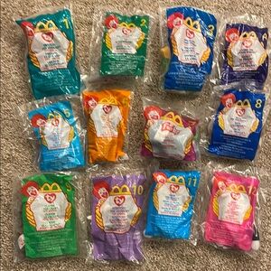 Ty McDonald’s -  beanie baby-  SET of 12 - new original packaging